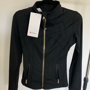 Women's Black Athletic Jacket New with Tags Size 2